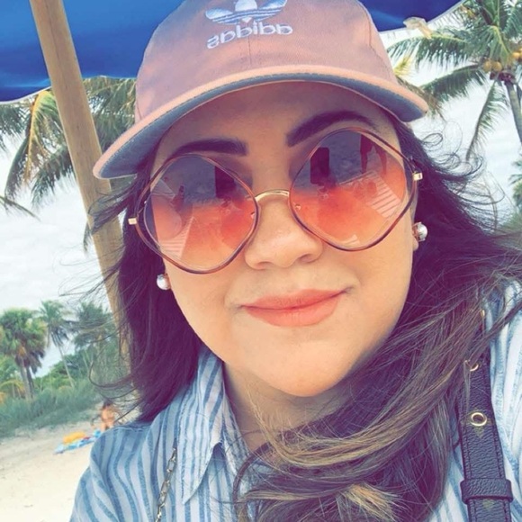 Chloe Pink and Gold Sunglasses